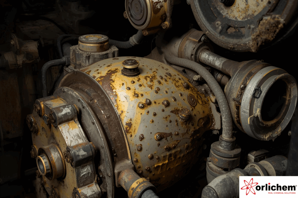 how to clean marine engines