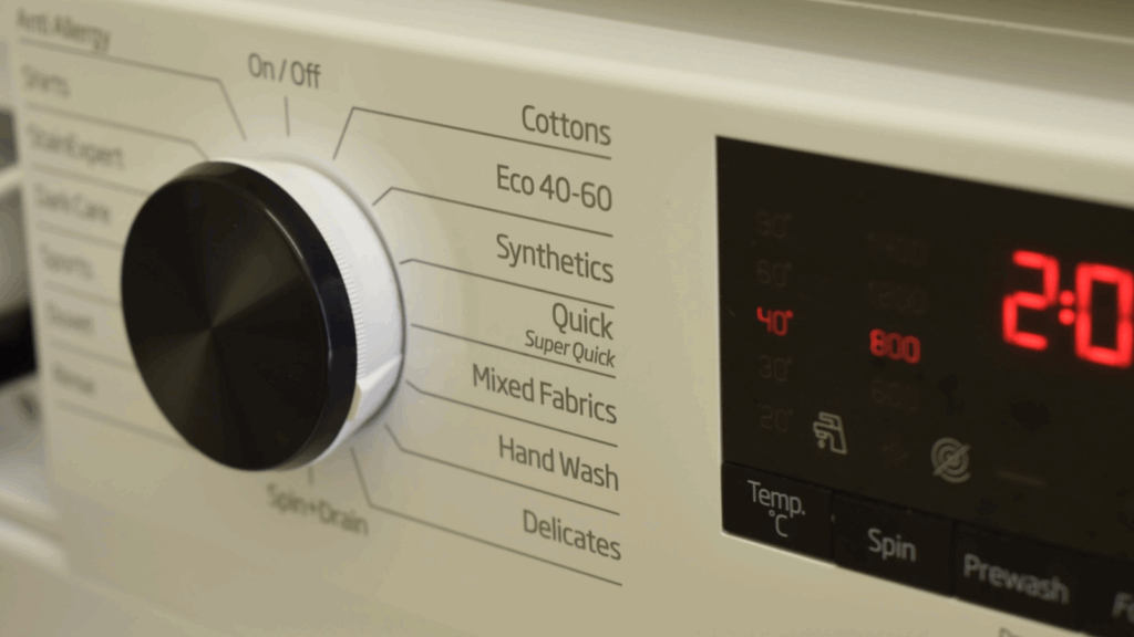 water conservation in laundries